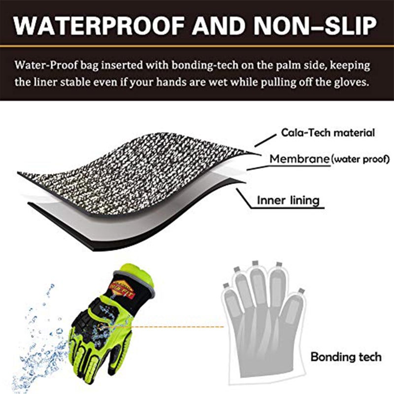 Intra-FIT Rescue 79315 Extrication Glove, Water-proof,Great barrier & liner retention. Super Dexterity 5, EN 388: 2016 3X44EP, Size L - Image 4